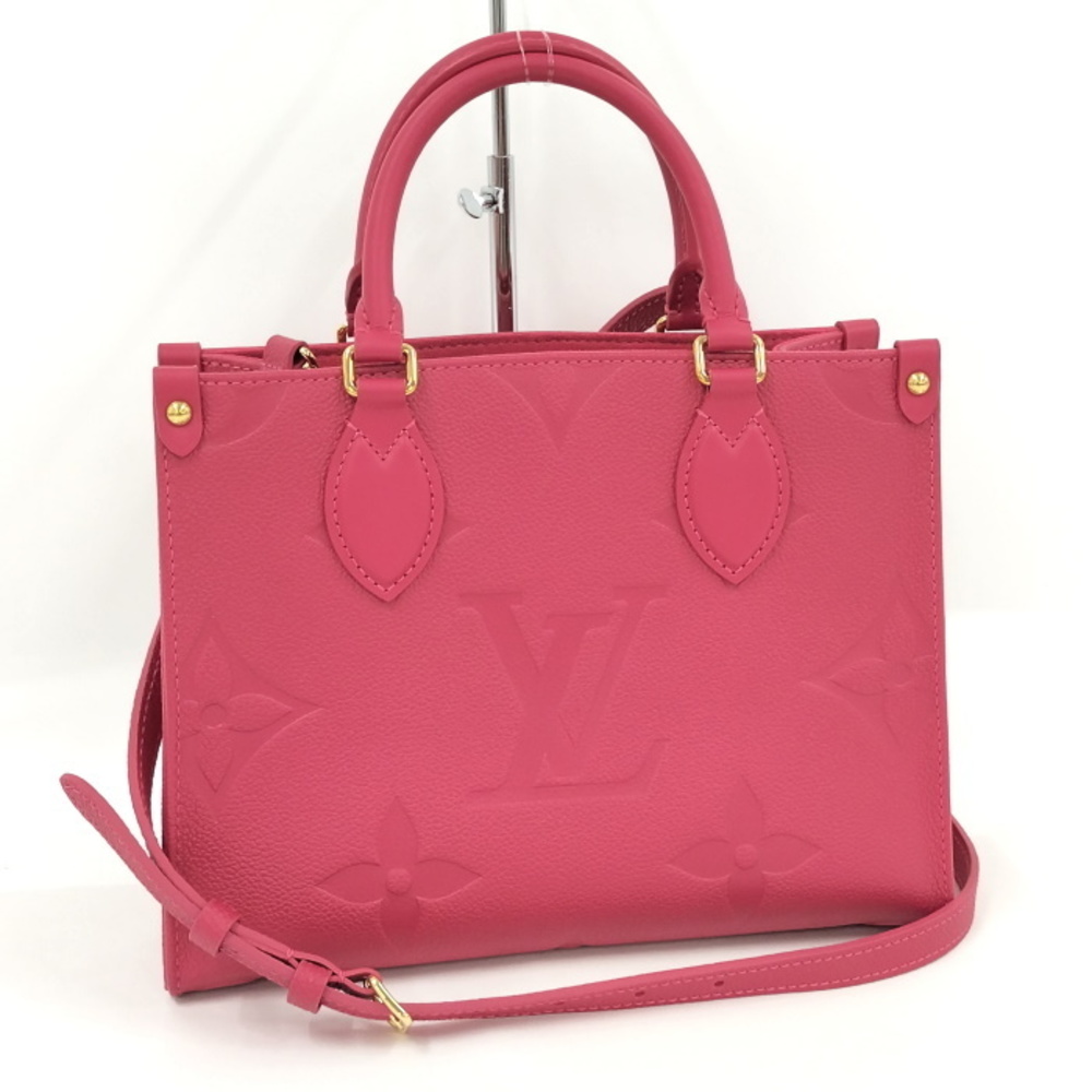 Louis Vuitton Onthego PM Monogram Emplant Shoulder Bag